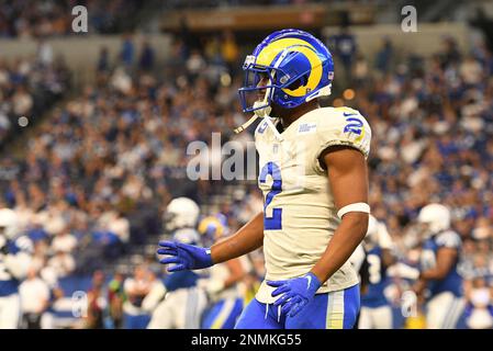 Los Angeles Rams wide receiver Odell Beckham Jr. (3) wears a “We Not Me”  hoodie before an NFL game against the Jacksonville Jaguars, Sunday, Dec. 5  Stock Photo - Alamy