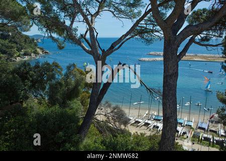 TOULON (Var,France) : Plage Tabarly Banque D'Images