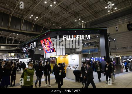 Yokohama, Japon. 24th févr. 2023. ZONE d'exposition FUJIFILM au CP 2023 à Pacifico Yokohama sur 24 février 2023. Crédit : SOPA Images Limited/Alamy Live News Banque D'Images