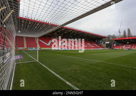 Londres, Royaume-Uni. 25th févr. 2023. Une vue générale du stade pendant le match Sky Bet League 1 Charlton Athletic vs Sheffield mercredi à la Valley, Londres, Royaume-Uni, 25th février 2023 (photo d'Arron Gent/News Images) à Londres, Royaume-Uni le 2/25/2023. (Photo par Arron Gent/News Images/Sipa USA) crédit: SIPA USA/Alay Live News Banque D'Images