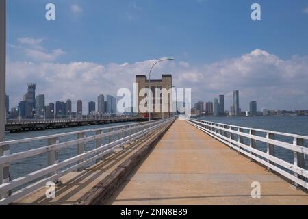 Holland tunnel ventilation Shaft 2, Manhattan, New York Banque D'Images