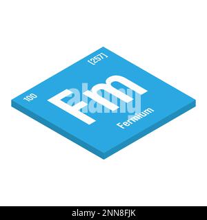 Erbium, ER, élément de table périodique avec nom, symbole, numéro atomique et poids. Métaux terreux rares à diverses utilisations industrielles, tels que la fibre optique, la métallurgie et comme absorbeur de neutrons dans les réacteurs nucléaires. Illustration de Vecteur