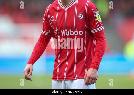 Bristol, Royaume-Uni. 25th févr. 2023. Le nouveau maillot domicile de Bristol City lors du match du championnat Sky Bet Bristol City contre Hull City à Ashton Gate, Bristol, Royaume-Uni, 25th février 2023 (photo de Gareth Evans/News Images) à Bristol, Royaume-Uni le 2/25/2023. (Photo de Gareth Evans/News Images/Sipa USA) Credit: SIPA USA/Alay Live News Banque D'Images