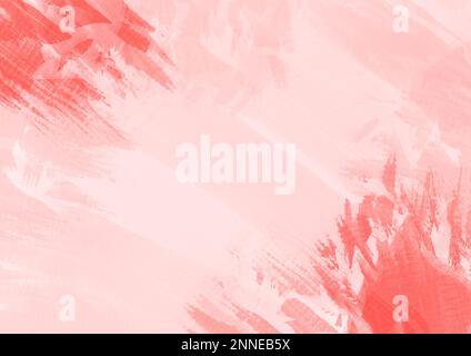 Pêche, rose clair avec des bandes dorées aquarelle, encre, texture de fond abstraite. Espace de copie pour la bannière, l'affiche, le fond pour le texte, les textures design ar Banque D'Images