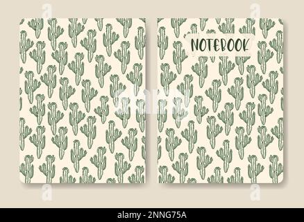 Modèle de couverture pour ordinateur portable tendance et créatif avec motif vectoriel d'été. Illustration de Vecteur