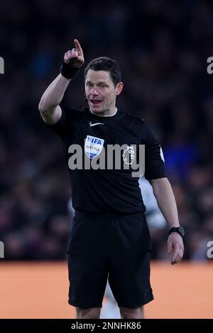 Londres, Royaume-Uni. 25th févr. 2023. Arbitre Darren England lors du match de la Premier League entre Crystal Palace et Liverpool à Selhurst Park, Londres, le samedi 25th février 2023. (Photo : Tom West | MI News) Credit: MI News & Sport /Alay Live News Banque D'Images