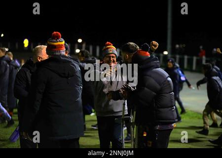 Carmarthen Quins RFC v Aberavon RFC Indigo prem 2023 Banque D'Images