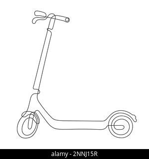 Dessin à une ligne Illustration de Vecteur