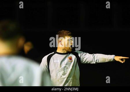 Carmarthen Quins RFC v Aberavon RFC Indigo prem 2023 Banque D'Images