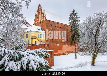 Château du Chapitre Warmien à Olsztyn Banque D'Images