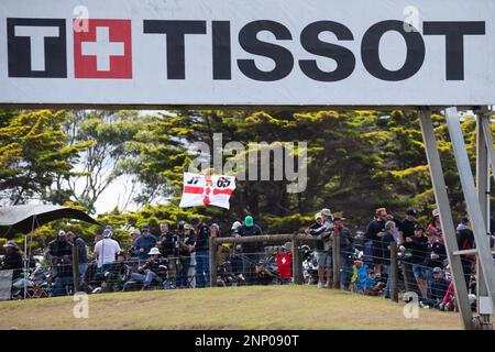 Phillip Island, Australie, 26 février 2023. Les amateurs de sports mécaniques sont vus pendant le Championnat du monde de Superbike FIM 2023 au circuit de Phillip Island sur 26 février 2023 à Phillip Island, en Australie. Crédit : Dave Helison/Speed Media/Alamy Live News Banque D'Images