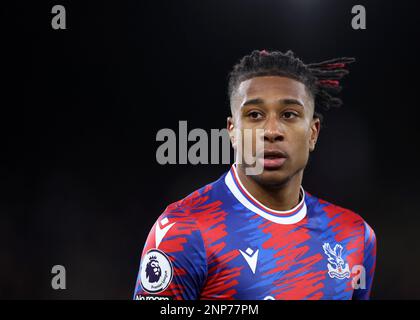 Londres, Angleterre, le 25th février 2023. Michael Olise de Crystal Palace pendant le match de la Premier League à Selhurst Park, Londres. Le crédit photo devrait se lire: David Klein / Sportimage Banque D'Images