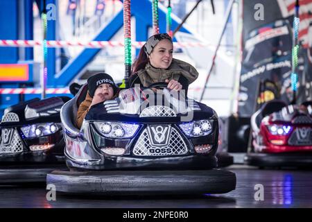 Prague, République tchèque. 26th févr. 2023. Le traditionnel St. Matthews Fair (Matejska pout) a commencé à Prague sur 26 février 2023, République tchèque. Crédit: Jaroslav Svoboda/CTK photo/Alamy Live News Banque D'Images