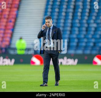 26th février 2023 ; Hampden Park, Glasgow, Écosse : finale de football de la coupe du Viaplay écossais, Rangers versus Celtic ; Ryan Kent des Rangers Banque D'Images