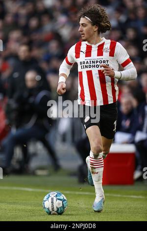 EINDHOVEN - Fabio Silva du PSV Eindhoven lors du match de première ligue néerlandais entre le PSV Eindhoven et le FC Twente au stade Phillips sur 26 février 2023 à Eindhoven, pays-Bas. ANP MAURICE VAN STONE Banque D'Images