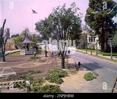 Kiosque dans la série TV américaine PEYTON PLACE 1964 - 1969 basé sur le roman de GRACE METALIEUS adapté pour la télévision par Paul Monash 20th Century Fox Television / American Broadcasting Company (ABC) Banque D'Images