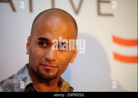 Vienne, Autriche. 22 septembre 2013. Eric Papilaya est un musicien autrichien Banque D'Images