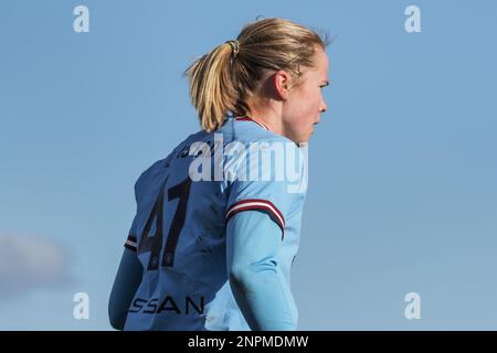 Bristol, Royaume-Uni. 26th févr. 2023. Bristol, Angleterre, 26 février 2023: Julie Blakstad (41 Manchester City) en action pendant le match de la coupe de football féminin entre Bristol City et Manchester City au Robins High Performance Centre à Bristol, Angleterre (Natalie Mincher/SPP) Credit: SPP Sport Press photo. /Alamy Live News Banque D'Images