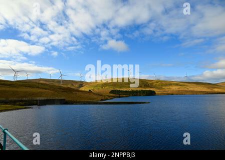 Geen Knowes Windfarm Scottish power énergies renouvelables Glendevon Banque D'Images