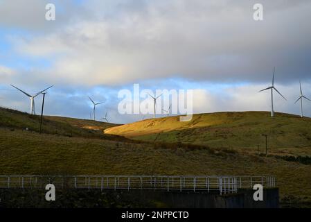 Geen Knowes Windfarm Scottish power énergies renouvelables Glendevon Banque D'Images