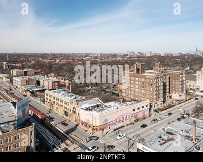 Jeffery Theatre et Spencer Arms Banque D'Images