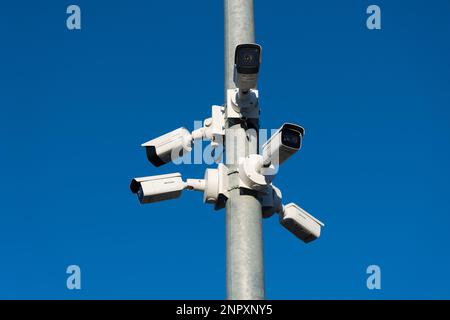 Caméras CCTV en Pologne © Wojciech Strozyk / Alamy stock photo Banque D'Images