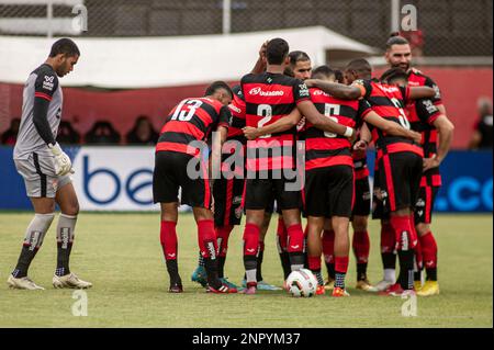 Salvador, Brésil. 26th févr. 2023. BA - Salvador - 02/26/2023 - BAIANO 2023, VITORIA X BARCELONA ILHEUS - Dankler Vitoria joueur lors d'un match contre Barcelone de Ilheus au stade Barradao pour le championnat Baiano 2023. Photo: Jhony Pinho/AGIF/Sipa USA crédit: SIPA USA/Alay Live News Banque D'Images