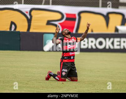 Salvador, Brésil. 26th févr. 2023. BA - Salvador - 02/26/2023 - BAIANO 2023, VITORIA X BARCELONA ILHEUS - Dankler Vitoria joueur lors d'un match contre Barcelone de Ilheus au stade Barradao pour le championnat Baiano 2023. Photo: Jhony Pinho/AGIF/Sipa USA crédit: SIPA USA/Alay Live News Banque D'Images