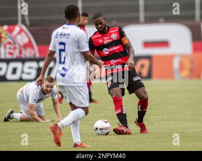 Salvador, Brésil. 26th févr. 2023. BA - Salvador - 02/26/2023 - BAIANO 2023, VITORIA X BARCELONA ILHEUS - Dankler Vitoria joueur lors d'un match contre Barcelone de Ilheus au stade Barradao pour le championnat Baiano 2023. Photo: Jhony Pinho/AGIF/Sipa USA crédit: SIPA USA/Alay Live News Banque D'Images