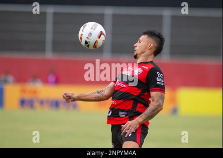 Salvador, Brésil. 26th févr. 2023. BA - Salvador - 02/26/2023 - BAIANO 2023, VITORIA X BARCELONA ILHEUS - Vitoria joueur Rafinha lors d'un match contre Barcelone de Ilheus au stade Barradao pour le championnat Baiano 2023. Photo: Jhony Pinho/AGIF/Sipa USA crédit: SIPA USA/Alay Live News Banque D'Images
