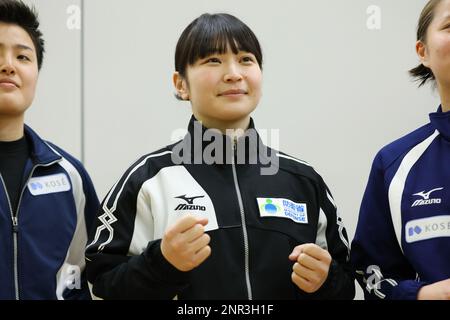 Centre sportif de la préfecture de Kanagawa, Japon. 26th févr. 2023. Tsukimi Namiki, 26 FÉVRIER 2023 - Boxing : jeu de boxe amateur match de sélection pour les Jeux asiatiques Hangzhou 2022 qualification au Centre sportif de la préfecture de Kanagawa, Japon. Credit: YUTAKA/AFLO SPORT/Alay Live News Banque D'Images