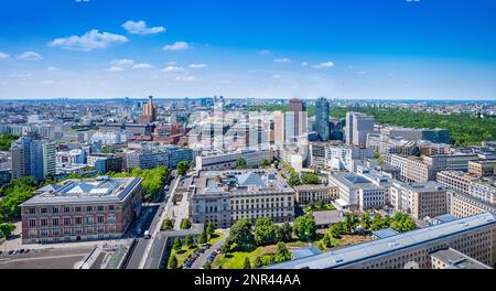 vue panoramique sur la potsdamer platz, berlin Banque D'Images