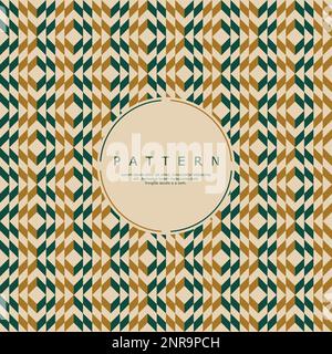 Lignes géométriques vintage sans coutures. Motif de flèche horizontale zigzag. Illustration de Vecteur