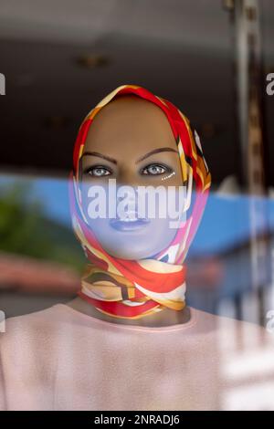 Un mannequin pour présenter le hijab, la religion et le concept de croyance Banque D'Images