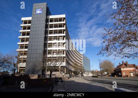 Les bureaux d'AXA Insurance dans le centre d'Ipswich, Suffolk, Royaume-Uni Banque D'Images