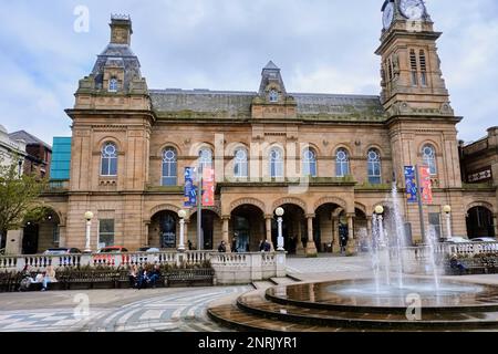 The Atkinson, lieu artistique et culturel, à Lord Street, Southport, Merseyside, Angleterre. Banque D'Images