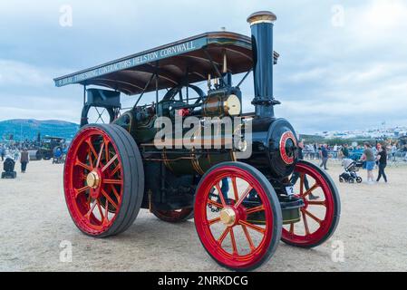 Moteur de traction simple cylindre 6NHP à usage général construit par Ruston et Hornsby en 1936. Welland Worcestershire Angleterre Royaume-Uni. Juillet 2022 Banque D'Images