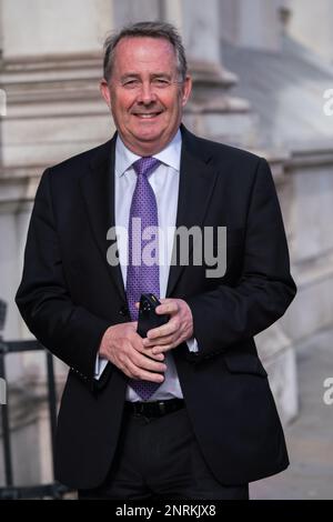 Londres, Royaume-Uni. 27 février 2023. Dr Liam Fox, député conservateur de North Somerset à Westminstter. Credit: amer ghazzal / Alamy Live News Banque D'Images