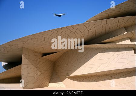Musée national du Qatar de l'architecte Jean nouvel, Doha, Qatar Banque D'Images