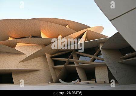 Musée national du Qatar de l'architecte Jean nouvel, Doha, Qatar Banque D'Images