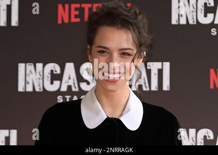 Marianna Di Martino participe à la séance photo de la série Netflix 'Incastreti 2' au Space Cinema Moderno. Banque D'Images