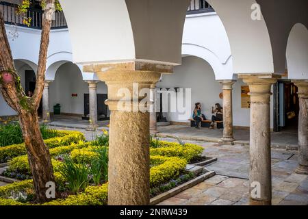 Cour de Museo Casa de Moneda ou musée Casa de la Moneda, Bogota, Colombie Banque D'Images