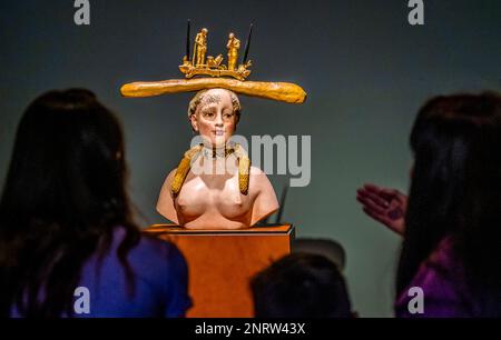 'Busto retrospectivo de mujer'par Salvador Dalí, Musée Botero, Bogota, Colombie Banque D'Images