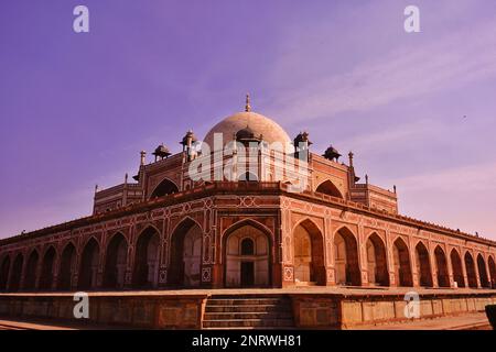 Le tombeau de Humayun. Banque D'Images