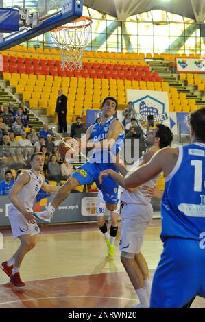 Match de basket-ball - Italie: Eurobasket Roma contre basket Scauri, série B, Playoff - 14 mai 2016 - championnat italien de basket-ball Banque D'Images