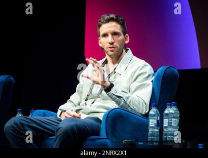 Londres, Royaume-Uni, lundi 27th mai 2023 Peter Stillwell sur scène à la blockchain Economy, à Magazine, Greenwich. Credit: DavidJensen / Empics Entertainment / Alamy Live News Banque D'Images