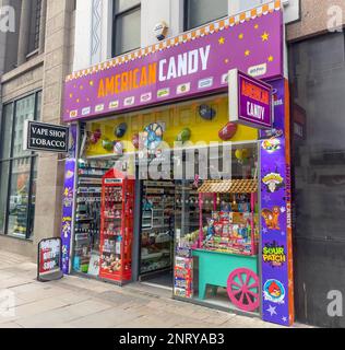 American Candy Store, The Strand. Londres, Royaume-Uni Banque D'Images