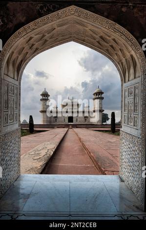 Itmad-ud-Daula, Agra, Inde Banque D'Images