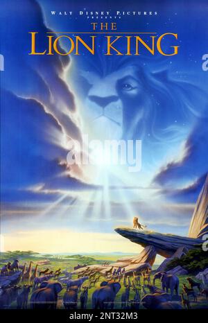 L'affiche Roi Lion Banque D'Images