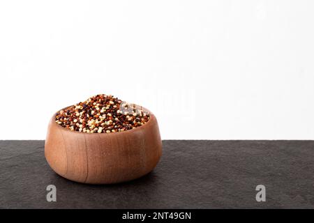 Quinoa mélange de quinoa rouge, blanc et brun - Chenopodium quinoa Banque D'Images